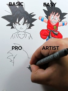 3.8M views · 21K reactions | Kid Goku ✍ #goku #dragonball #dragonballz #drawing #drawinganime | Themaxiarte | Facebook