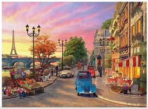 Eiffel Tower Jigsaw Puzzle: Paris Cityscape, 1000 Pieces - Etsy