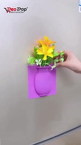 1154 WALL HANGING SILICONE FLOWER POT STICKER PLANT RACK FOR...