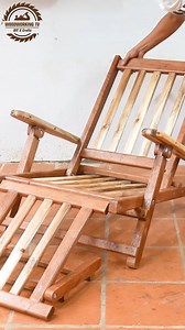 Unbelievable DIY Folding Deck Chair Made of a Variety of Reclaimed Woods - Follow for more videos! 👍 #woodworker #wooden #homesweethome #homedecor #woodworking #handmade #woodart #technique #furniture #reels #design #carpenter #creative #interiors #interiordesign #woodworkingtips #tools #woodcraft | Woodworking TV