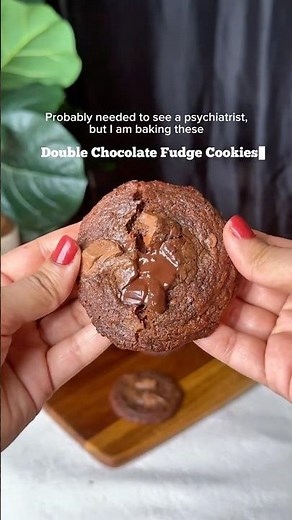 Double Chocolate Fudge Cookies | Gooey, Chewy, Extremely Delicious