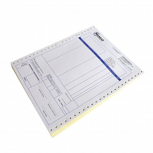 [Hot Item] Factory Wholesale Price Office Wood Pulp Copy 2 Ply 3 Ply 4 Ply Computer Invoice Continuous NCR Carbonless Paper