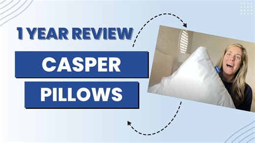 Watch 1 Year Review of These Casper Pillows! on Amazon Live