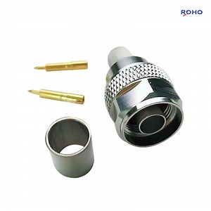 [Hot Item] N Type Male Connector Crimp Solder Attachment for Rg213 LMR400 Rg214 Coaxial Cable