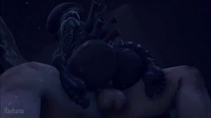 alien (franchise), female xenomorph, xenomorph, rayhuma, 16:9 - Rule 34 World