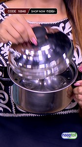 169 reactions · 20 shares |  Stainless Steel Multi Cooker + 12 Cavity Idli Rack ✅ Make fluffy idlis, soups, noodles, tea & more effortlessly ✅ Durable stainless steel build for long life  ✅ Multi-use design – cook, boil, steam & serve   Price: ₹699 Only!  Fast Delivery |  Perfect For Every Kitchen |  Ideal Gift Combo | Home & Kitchen 2 Home 1 | Facebook