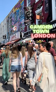 London summer walk 😎 - CAMDEN TOWN, Camden High Street London #keepwalking4k #londonlife #londonsummer #london #camdentown #camden #camdenmarket | Keep Walking 4K