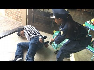 Cop, Robber & First Responder Grocery Market Pretend Play | Toys Academy