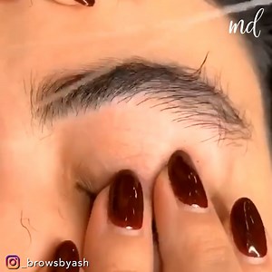 Make sure you watch this satisfying brow transformation! | I Love Fashion