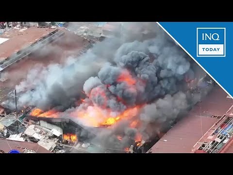 Fire engulfs residential area in Tondo, Manila | INQToday