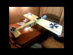 Fokker E III Eindecker WW1 Fighter Laser Cut Balsa Kit 1520mm HobbyKing