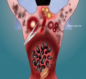 ASMR treating a girl bitten by a lizard | Asmr Treatment