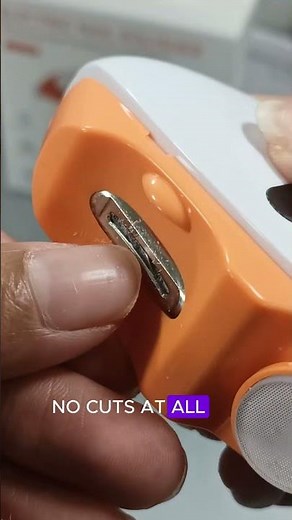 Never fear of cutting your nails again! Review of a safe electric nail clipper with LED lights.