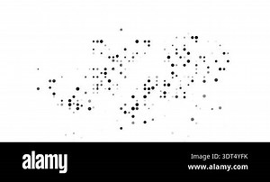 Digital Particles Reconstructing the Falkland Islands Map