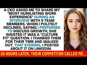 CEO Asked Me To Share My "Most Humiliating Work Experience" During An Interview With 9 Team Members