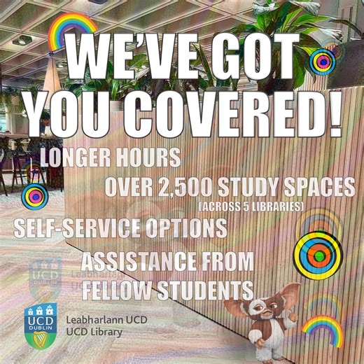 UCD exams are just around the corner(!) but it's not all doom and gloom! We are here for you - if you need assistance while preparing for revision and exams do not hesitate to get in touch with our library staff or our new Library Student Guides. In the meantime here are a few tips for revision: https://libguides.ucd.ie/academicintegrity/examsandrevision Best of luck! UCD Global UCD Societies UCD College of Social Sciences and Law UCD Science UCD College of Arts and Humanities UCD Writing Centre