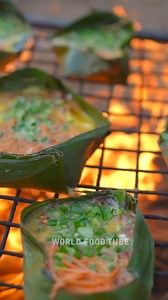 167K views · 3.2K reactions | Chinese Omlete | Banana Leaves Grilled Egg Recipe | WORLD FOOD TUBE | World Food Tube | Facebook