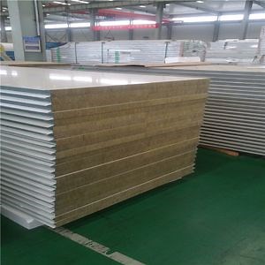 [Hot Item] PU Rock Wool Insulated Metal Wall Panel for Energy Efficient Buildings