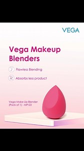Wet for creams and liquids, dry for powders—VEGA Multipurpose Makeup Blenders deliver a streak-free, flawless finish every time. And it drinks up way less product than brushes or fingers, giving you flawless blending without draining your makeup stash! [Latex-Free, Reusable, Durable, Safe, Makeup Sponge, Blending] | Vega