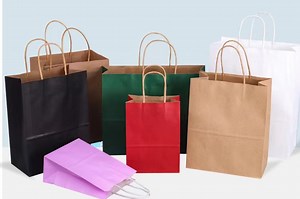 [Hot Item] Gift Shopping Paper/Coffee/Craft Paper/Food Packaging/White Kraft Paper/Kraft Paper Pointed Bottom/Paper Shopping/Aluminum Foil Pointed Bottom Bag