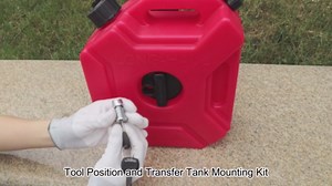 UTV Cargo Bed Tool Holders Compatible with Polaris Ranger and General, 2 Tool Position and Transfer Tank Mounting Kit, Tool Carrier Mount Fits All UTV Round Bed Anchor Holes, No Drilling