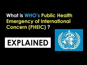 WHO Global Public Health Emergency Explained | PHEIC | Definition, Criteria, Implications