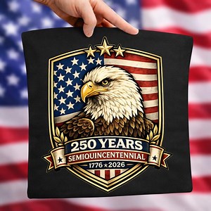 Semiquincentennial Eagle Crest PNG, Patriotic USA 250 Design (digital Download) - Etsy