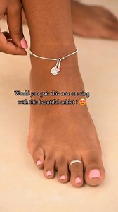 1.5K views | Would you pair this cute toe ring with this beautiful anklet ??  #silverjewelry #silver #SterlingSilver #silveranklets #toerings | The Little Jewellers | Facebook