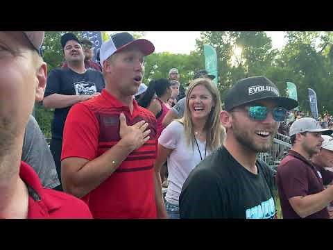 James Conrad - The greatest shot in disc golf history! The Holy Shot! Disc Golf World Championships