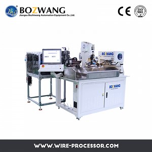 [Hot Item] Bzw-3.0 GF N Fulll-Automatic PV Wire Cable Connector Inserting, Nut Tightening and Wire Cut, Strip, Terminal Crimping Machine