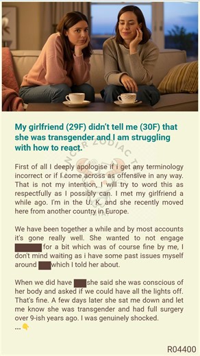 My girlfriend (29F) didn’t tell me (30F) that she was transgender 😸 and I am struggling with how 🌈 to react. | Cancer Zodiac Tee