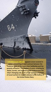 USS Wisconsin (BB-64) appears snow, ⚓🇺🇸 | Global Military History