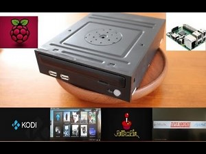 Raspberry Pi 3 Model B Dvd Drive Case / Caixa leitor de DVD