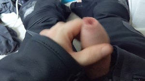 Wank in Biker Leather