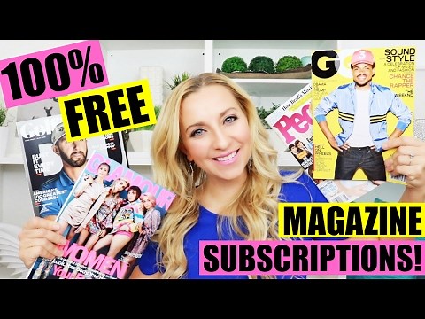 How to Score 100% Completely FREE Magazine Subscriptions!🙌