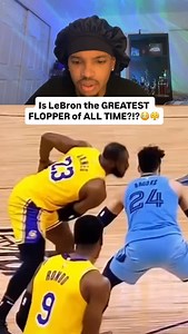 LeBron the greatest flopper?!? 😳 . . . #explorepage #explore #basketball #nba #lebronjames #lebron #lakers #losangeleslakers #flop #reaction #reels #viral #trending | Deuce Ross