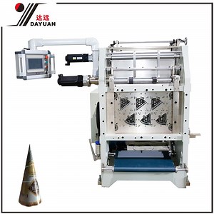 [Hot Item] Top Selling Design Automatic Ice Cream Paper Cone Punching Machine