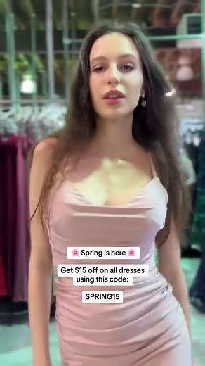  Spring is here  Get $15 off on all dresses using this code:...