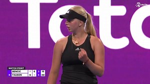🇩🇰 Clara Tauson collects a maiden WTA 1000 win with victory over Bencic in Doha! The teenager is through to play Badosa in Round 2 🔜 | WTA