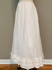 Victorian Linen Petticoat, 1890s 1910s, XS - Etsy