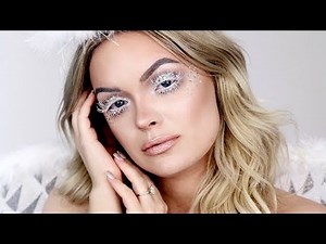 LAST MINUTE ANGEL MAKEUP TUTORIAL - Mermaid or Ice Queen Halloween Idea