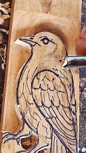 240K views · 3.1K reactions | Easy carving for beginners #Bird #Woodcarving #Art | UP wood art | Facebook