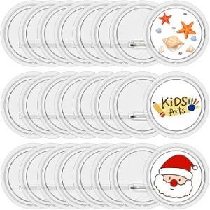 [Hot Item] Acrylic Button Badge Maker Wholesale Custom 58mm Printed Logo Blank Plastic Pins