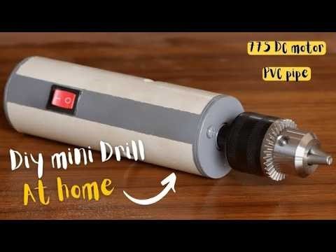 How to Make a Powerful Drill Dremel Tool using 775 Motor and PVC Pipe