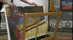 Cappelletto Allegra Premium Wood Print Rack – Solid Beechwood Print Storage & Display Rack for Artwork, Canvases, and Portfolios – Adjustable, Foldable