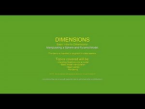 ADOBE DIMENSIONS - Pyramids and a Sphere and importing graphics onto a model.