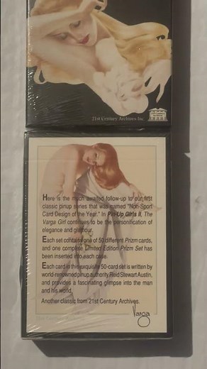 1993 Pin‑Up Girls II Trading Card Set – Sealed NOS Box w/ Prizm Insert