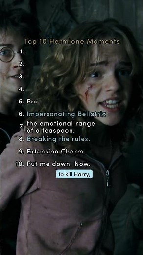 Hermione's Most Iconic Moments #HarryPotter #HermioneGranger