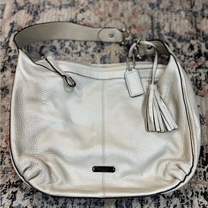 Coach Pearl Avery/ Madison Phoebe Leather Hobo Bag No:B1404- F23960