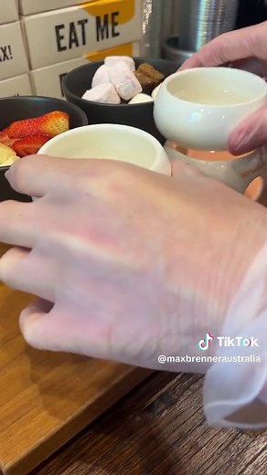 Delicious Chocolate Fondue for Two at Max Brenner